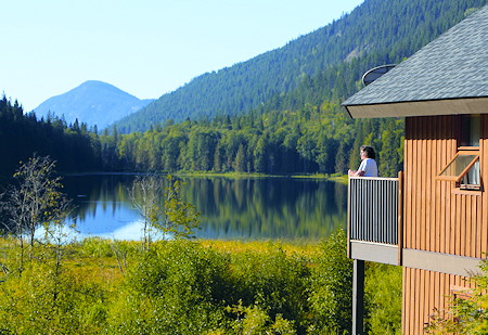 Hallamore Lake from Patio